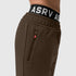 W034. Sorona® Terry Straight Leg Sweats - Dark Earth