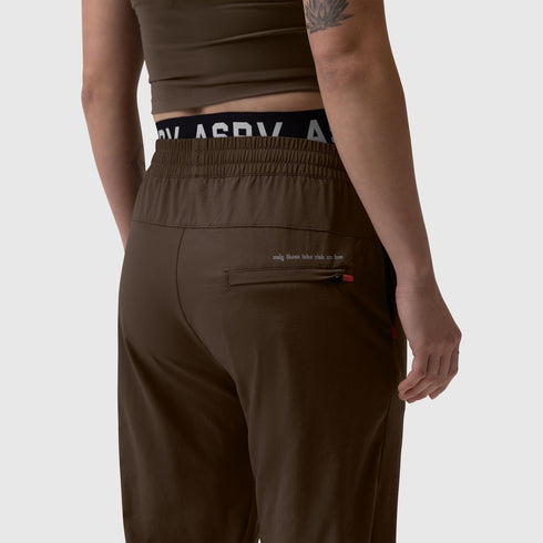 W036. Ripstop Relaxed Track Pant - Dark Earth