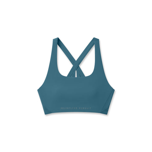 W039. LYCRA® Hybrid Sports Bra - Storm