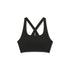 W039. LYCRA® Hybrid Sports Bra - Black