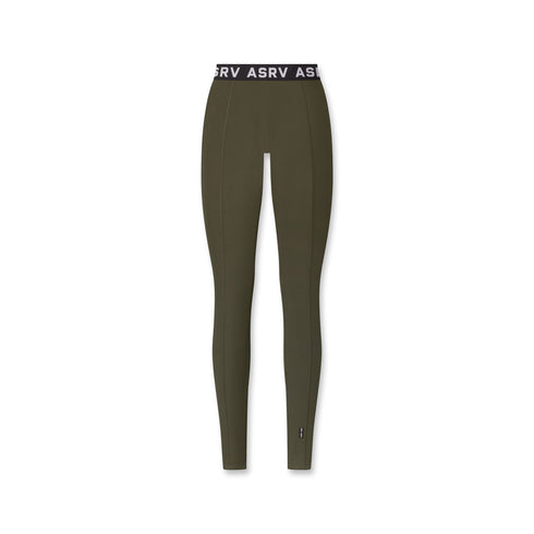 W071. LYCRA® Ribbed Legging - Olive