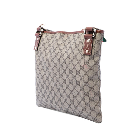 Web Loop Flat Messenger GG Coated Canvas Large