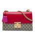 Padlock Shoulder Bag GG Coated Canvas and Leather Medium