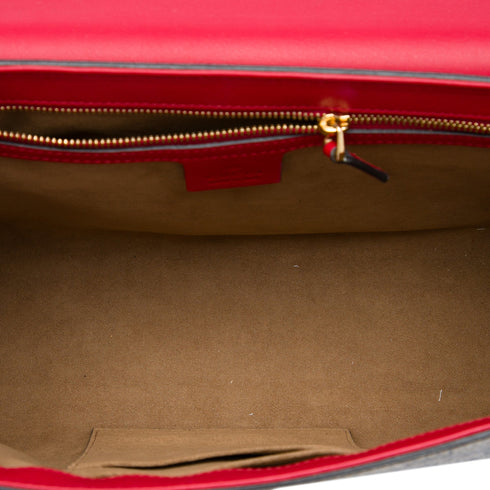 Padlock Shoulder Bag GG Coated Canvas and Leather Medium