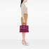 Birkin Handbag Purple Clemence with Palladium Hardware 35