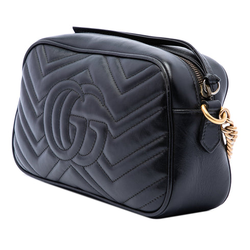 GG Marmont Shoulder Bag Matelasse Leather Small