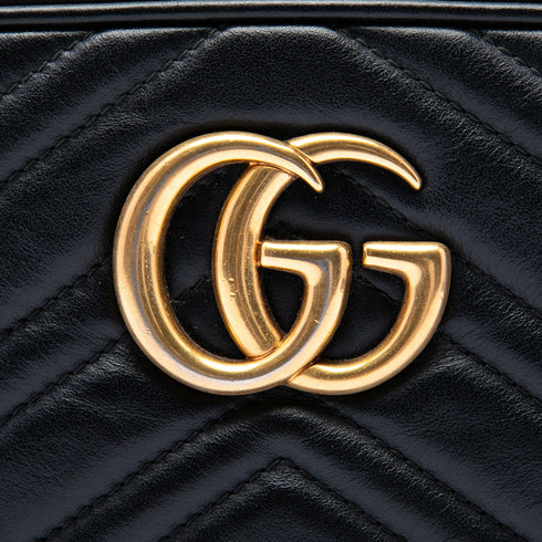 GG Marmont Shoulder Bag Matelasse Leather Small