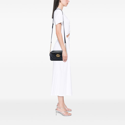 GG Marmont Shoulder Bag Matelasse Leather Small