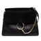 Faye Shoulder Bag Leather and Suede Medium