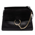 Faye Shoulder Bag Leather and Suede Medium