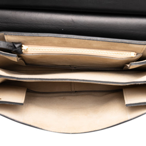 Faye Shoulder Bag Leather and Suede Medium