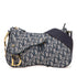 Vintage Double Saddle Bag Diorissimo Canvas