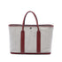 Garden Party Tote Toile and Leather 36