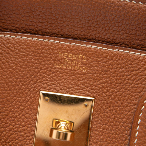 Birkin Handbag Brown Togo with Gold Hardware 30