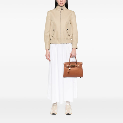 Birkin Handbag Brown Togo with Gold Hardware 30