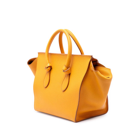 Tie Knot Tote Grainy Leather Small