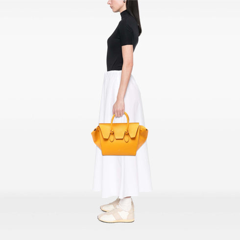 Tie Knot Tote Grainy Leather Small