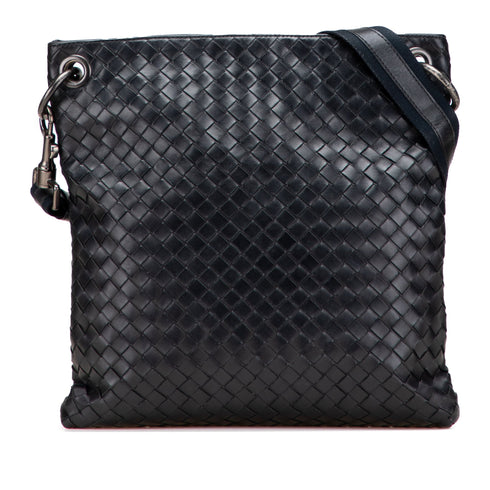 Flat Messenger Bag Intrecciato Nappa Medium