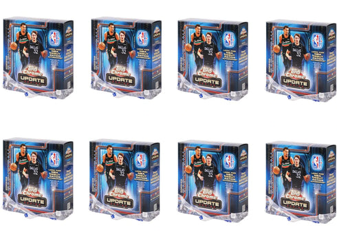 2025-26 Topps Chrome Updates Basketball Mega Box (Without Seal) 8x Lot