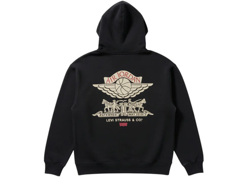 Nike Jordan x Levi's Full Zip Hoodie Black