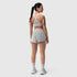 W039. LYCRA® Hybrid Sports Bra - Slate Grey