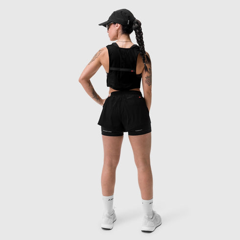 W025. Tetra-Lite® Liner Short - Black "Bracket"