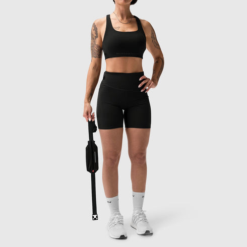 W029. LYCRA® 3-in-1 Biker Short - Black