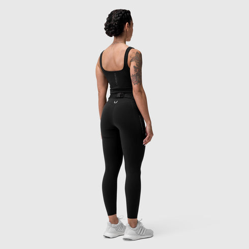 W030. LYCRA® 3-in-1 Legging - Black