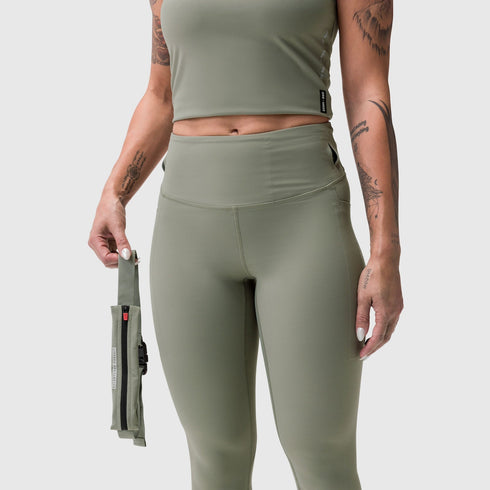 W030. LYCRA® 3-in-1 Legging - Sage