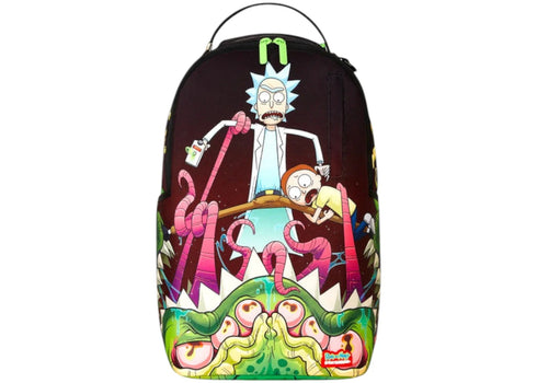 Sprayground Rick And Morty DLXR Alien Mouth Half Sharkmouth DLXR Backpack Multicolor
