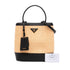 Panier Bucket Bag Straw and Leather Medium
