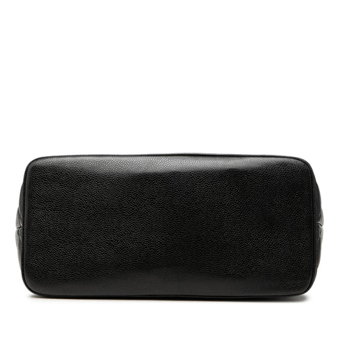 Medallion Tote Quilted Caviar