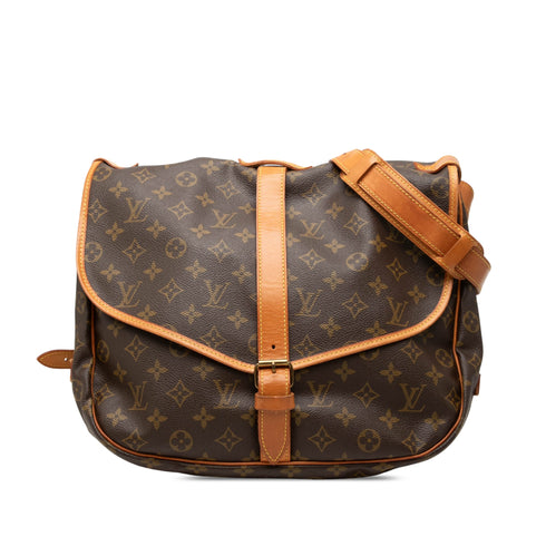 Saumur Handbag Monogram Canvas 35