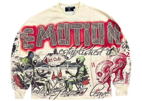 Mixed Emotions Art Club Longsleeve Cream