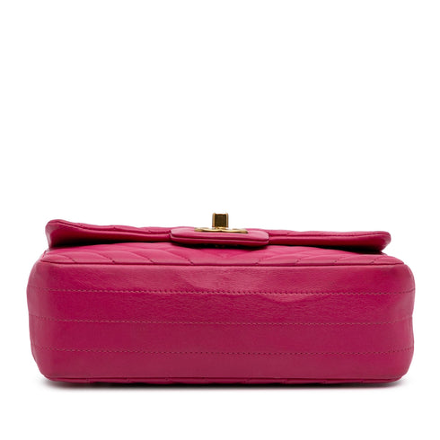 Classic Single Flap Bag Chevron Lambskin Mini