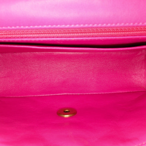 Classic Single Flap Bag Chevron Lambskin Mini