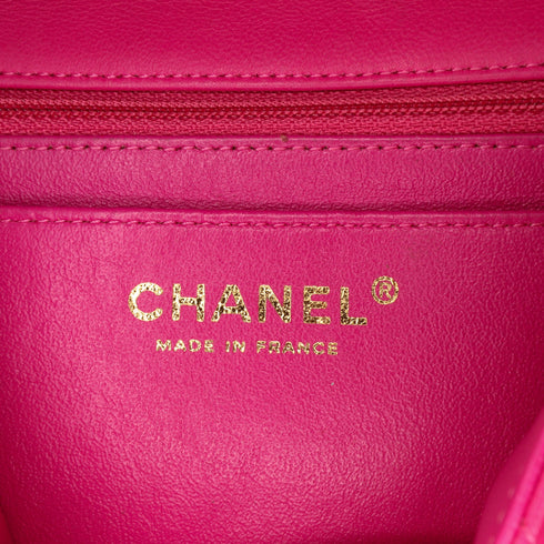 Classic Single Flap Bag Chevron Lambskin Mini