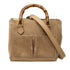 Bamboo Shopper Tote Leather Mini