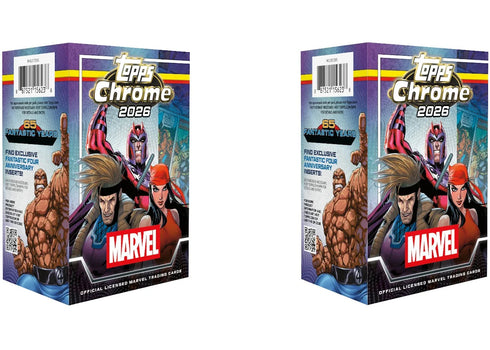 2026 Topps Chrome Marvel Comics Value Box 2x Lot
