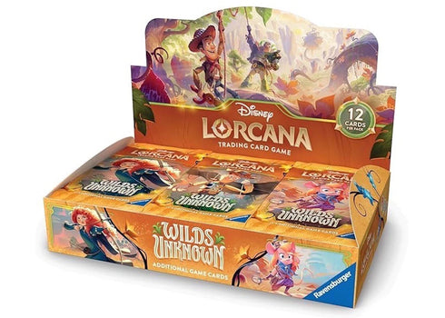 2026 Disney Lorcana Ravensburger Wilds Unknown Booster Pack Display