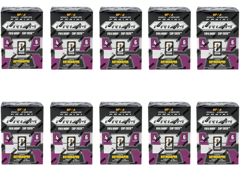 2026 Panini Prizm World Cup Soccer Blaster Box Amazon Exclusive (Purple Parallels) 10x Lot