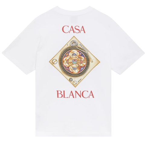 T-shirt Casablanca Plafond Orne de Musique White