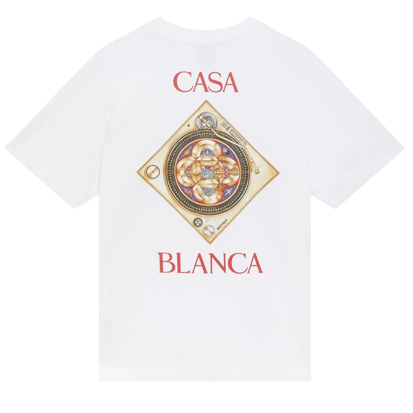 T-shirt Casablanca Plafond Orne de Musique White