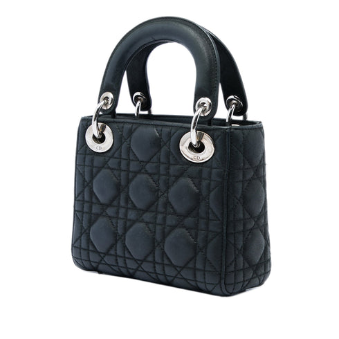 Lady Dior Chain Bag Cannage Quilt Lambskin Mini