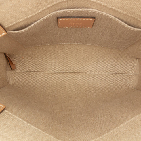 Woody Convertible Tote Canvas with Leather Small