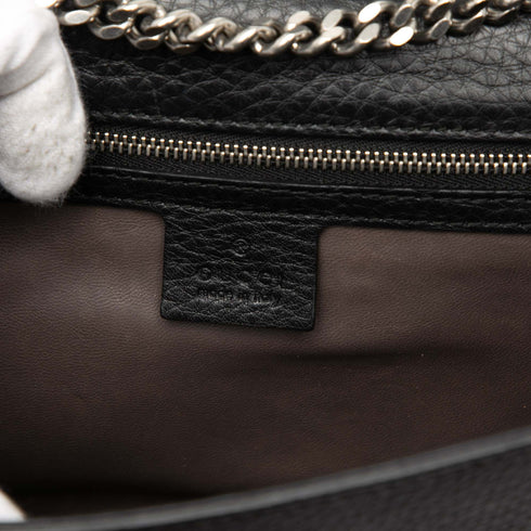 Miss Bamboo Shoulder Bag Studded Leather Medium