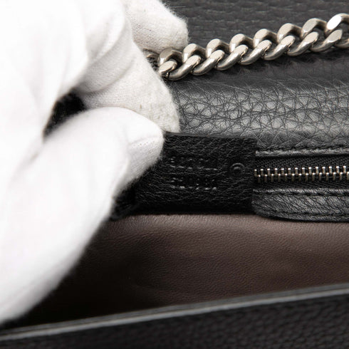 Miss Bamboo Shoulder Bag Studded Leather Medium