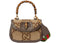 Gucci Jumbo GG Bag with Bamboo Small Camel/Ebony