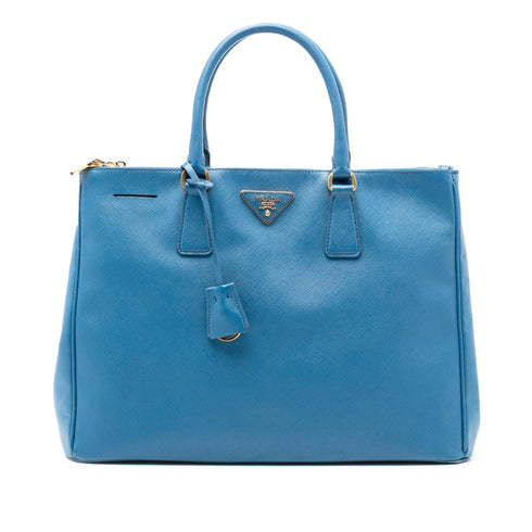 Double Zip Lux Tote Saffiano Leather Large