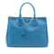 Double Zip Lux Tote Saffiano Leather Large